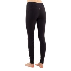 Lululemon Run Spirit Tight II Stretch Active Women 6 Running Mid Rise 2012 Black